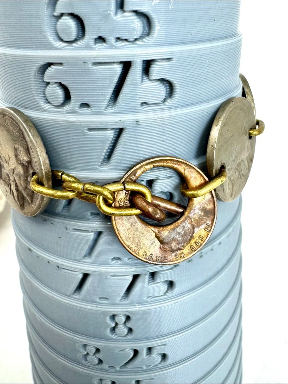 Artisan Vintage Buffalo Nickel Bracelet